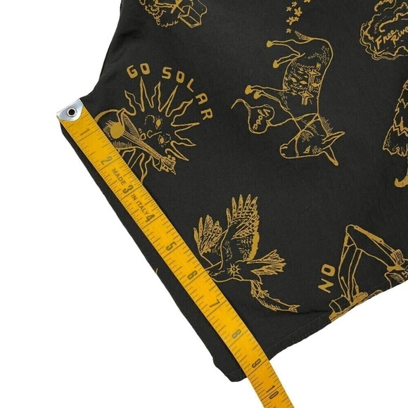 Patagonia Men's Wavefarer No Dams Boardshorts Balkan Bust/Ink Black 32x9 - Picture 12 of 13